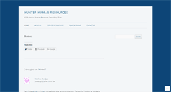 Desktop Screenshot of hunterhumanresources.com