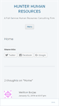 Mobile Screenshot of hunterhumanresources.com
